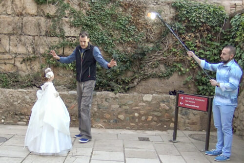 reportaje de comunión en la Alhambra